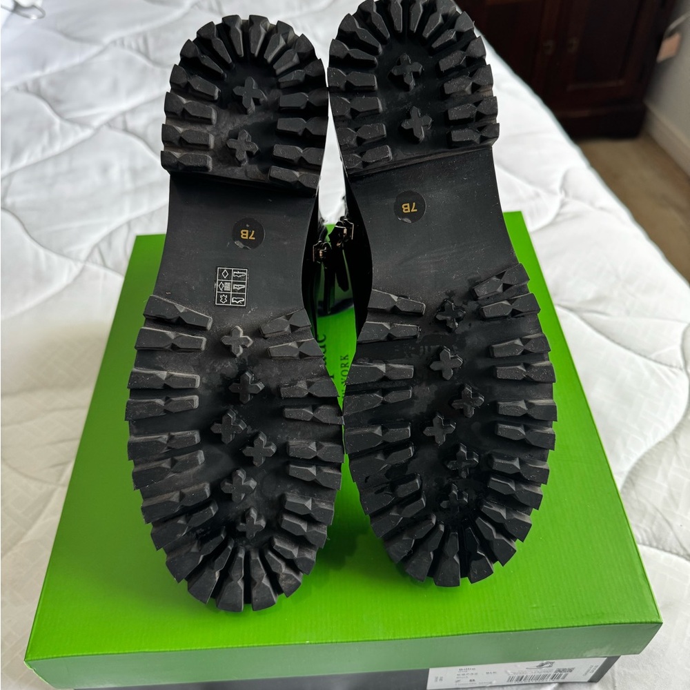 Black Lug Sole Boots